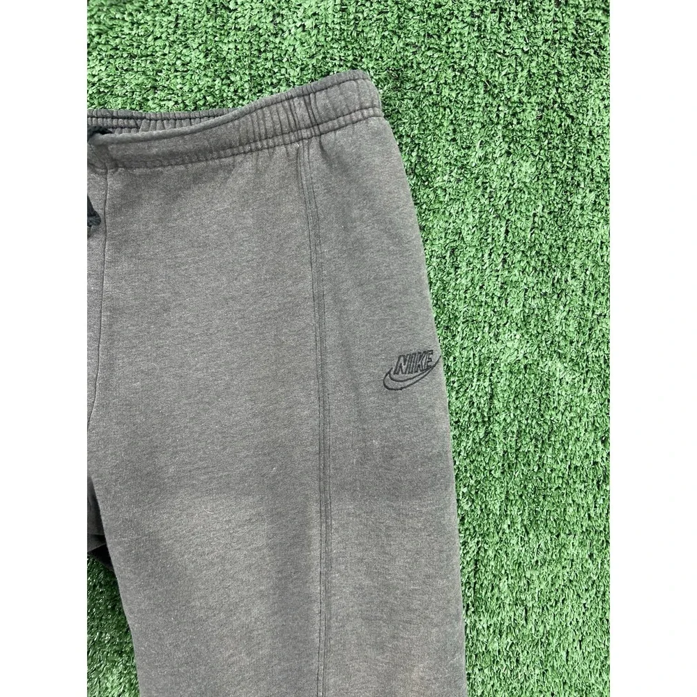 Vintage Nike Pants Mens M Gray Sweatpants Joggers Swoosh Logo Athletic Gym 90s - Picture 4 of 9